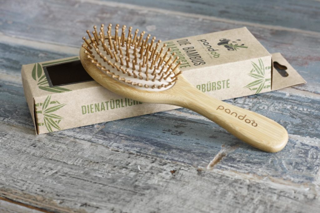 Duurzame natuurlijke haarborstel