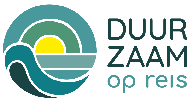Logo duurzaam op reis - horizontaal PNG