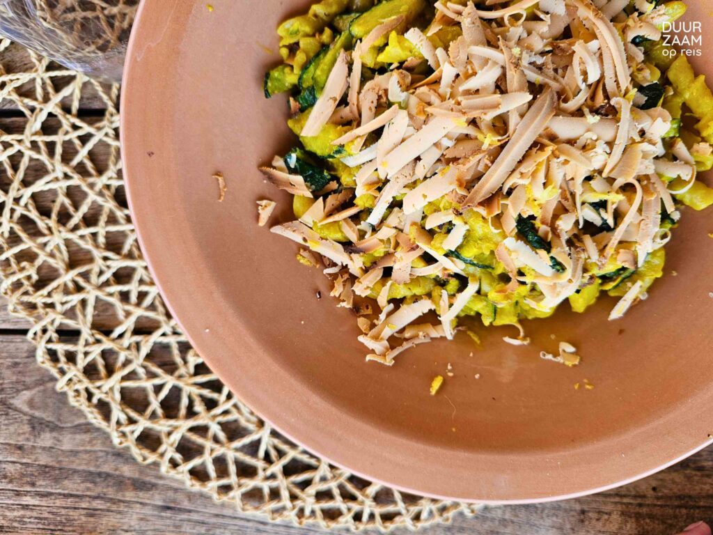 duurzaam eten vakantie