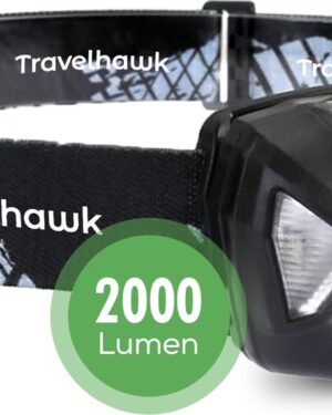 Travelhawk hoofdlamp met LED